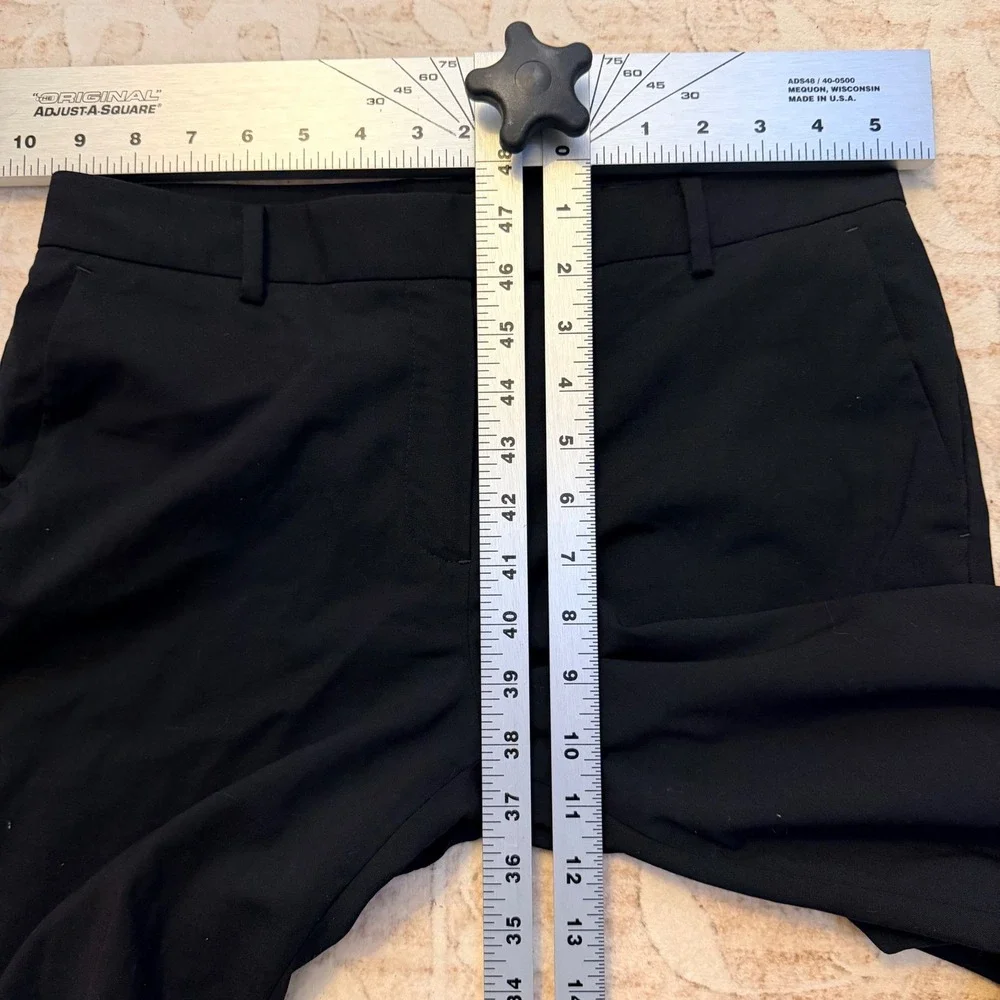 Brooks Brothers Caroline Fit Black Wool Tollegno 1900 Italian Pants 4 Luxury‎